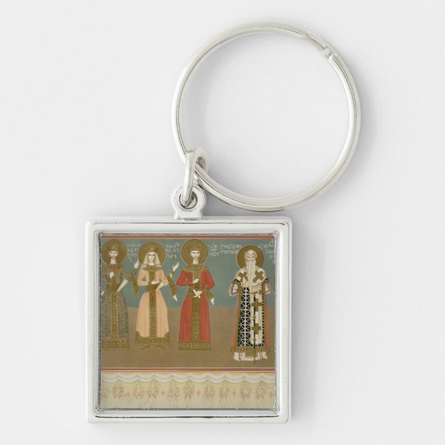 Imereth: frescoes from the Gelati Monastery, plate Key Ring (Front)