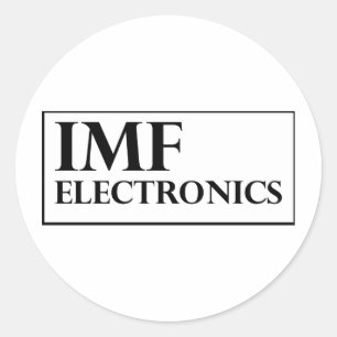 IMF Electronics logo Classic Round Sticker