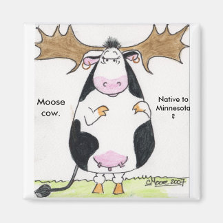 img0002111, Moose cow., Native to Minnesota? Magnet