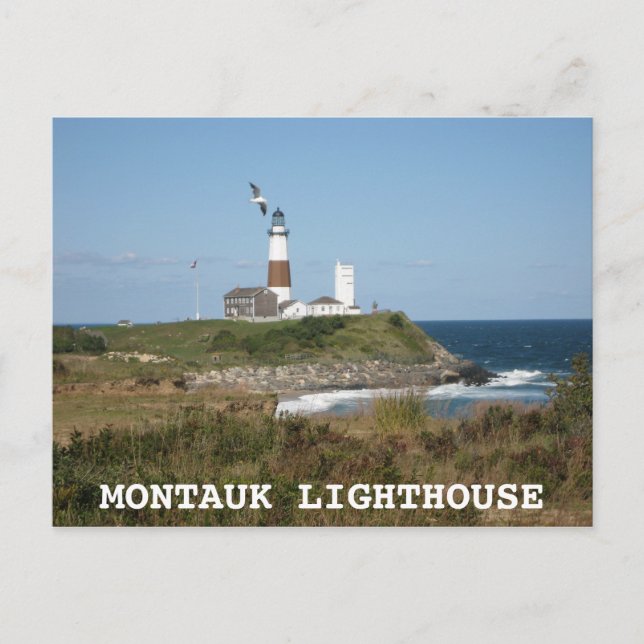IMG_1012, MONTAUK LIGHTHOUSE POSTCARD (Front)