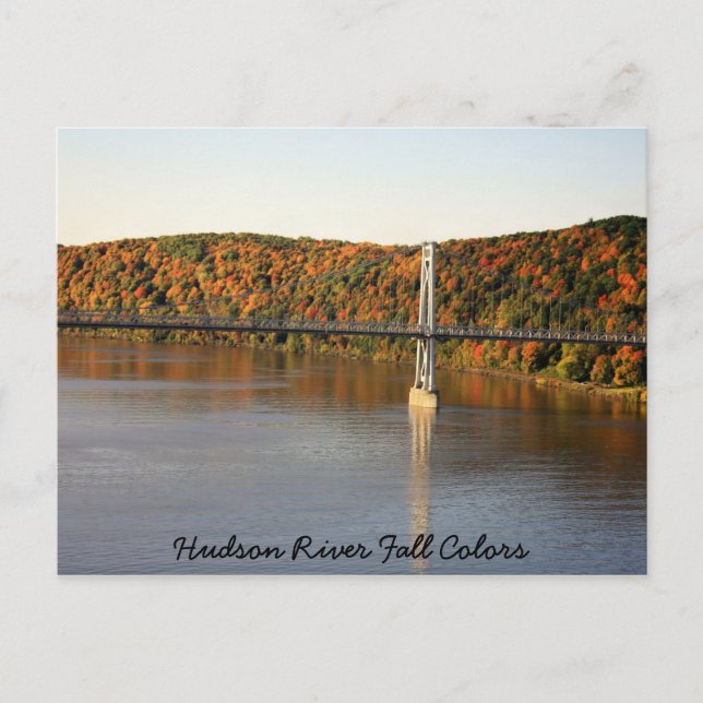 IMG_1493, Hudson River Fall Colours Postcard (Front)