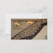 IMG_4575, NAVARRO'S IRON WORKS, 12180 ARNO RD.,... BUSINESS CARD (Front/Back)