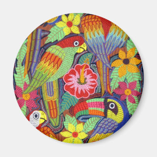 IMG_5319 Birds of Panama Mola Magnet