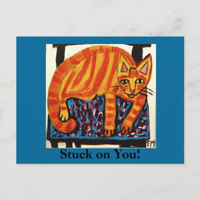 IMG_7197, Stuck on You! Postcard (Front)
