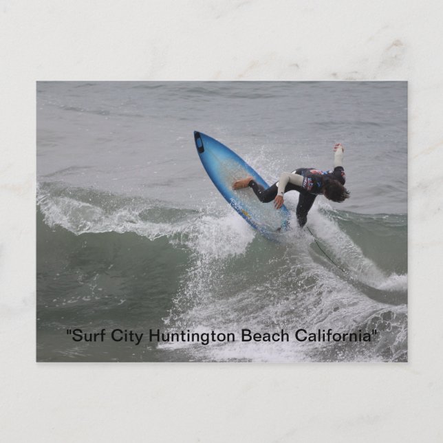 IMG_9765, "Surf City Huntington Beach California" Postcard (Front)