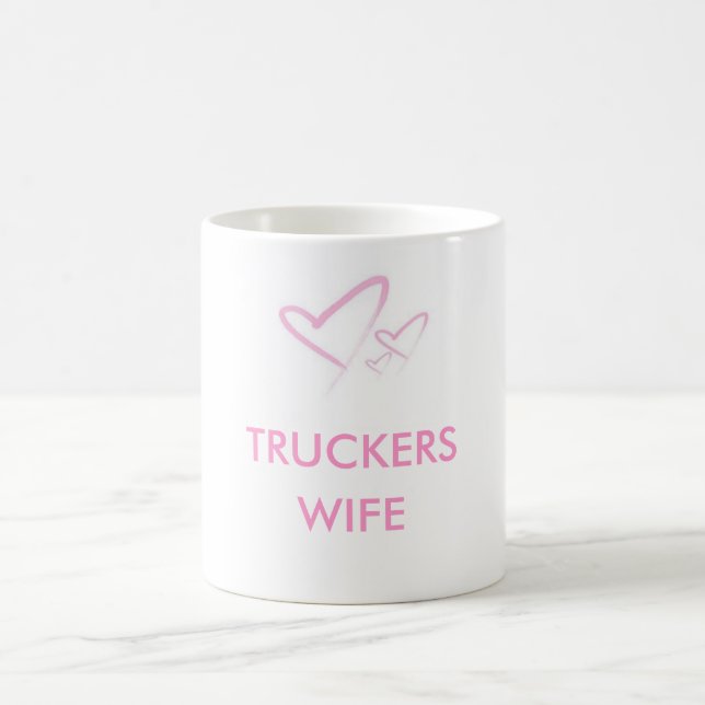 img-thing, TRUCKERS, WIFE Coffee Mug (Center)