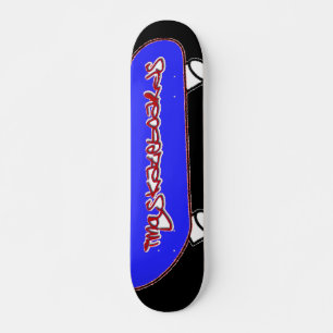 imgskateboards (Skateboard) - blue & red Skateboard