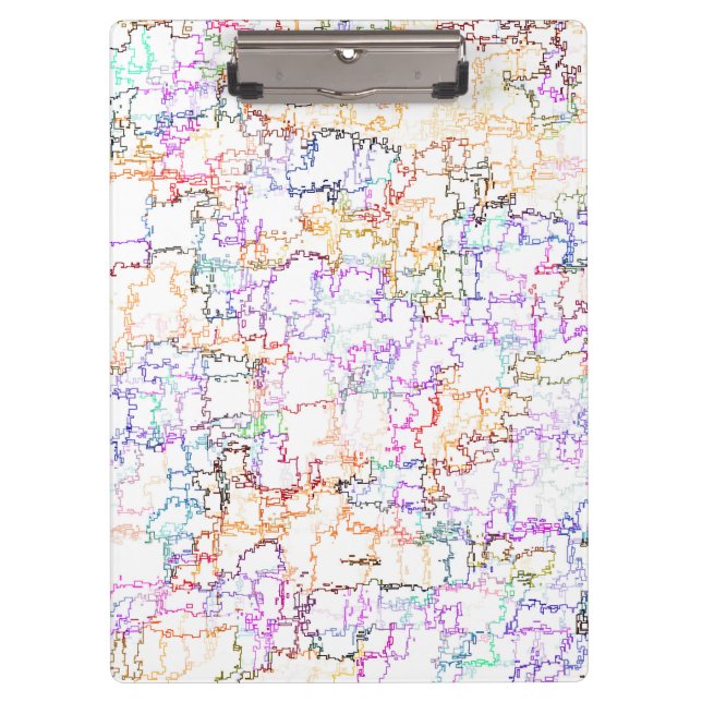 Imitating Hand Drawing Lines Clipboard (Front)