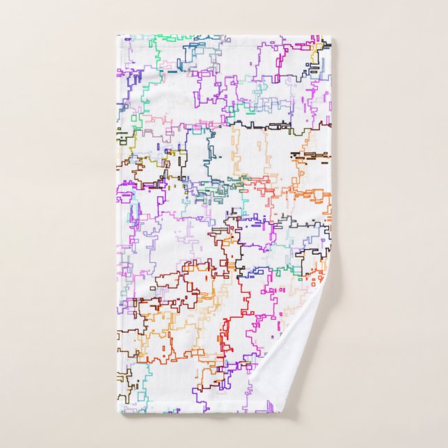Imitating Hand Drawing Lines Towel (Hand Towel)