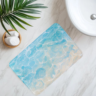 Imitation Beach Sand Starfish Anime Style Bath Mat