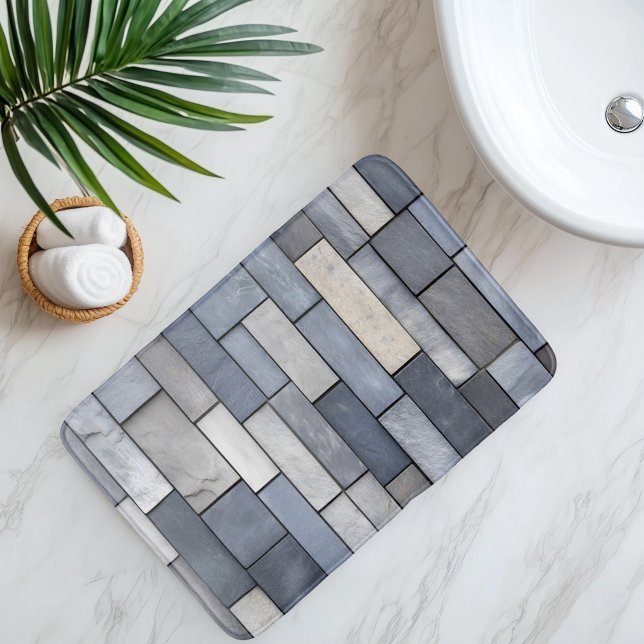Imitation Slate Tile Bath Mat (Creator Uploaded)