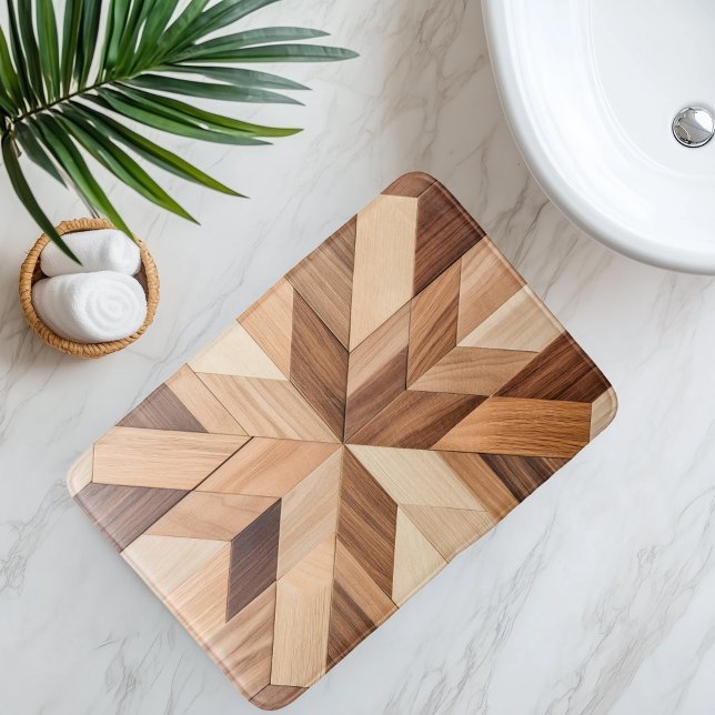 Imitation Wooden Tile Bath Mat (Creator Uploaded)