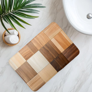 Imitation Wooden Tile Bath Mat
