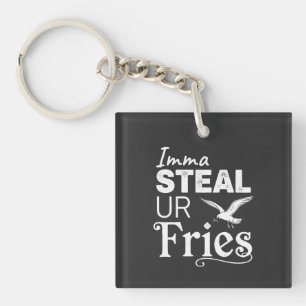 Imma Steal Ur Fries Sea gull Key Ring