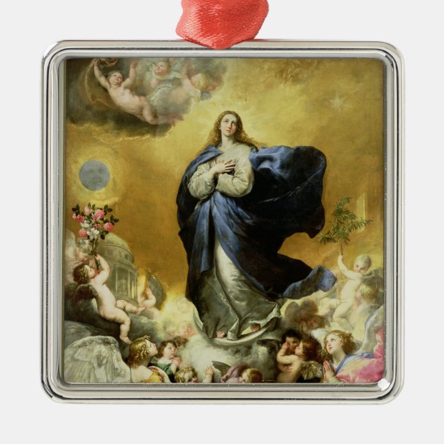 Immaculate Conception, 1635 Metal Tree Decoration (Front)