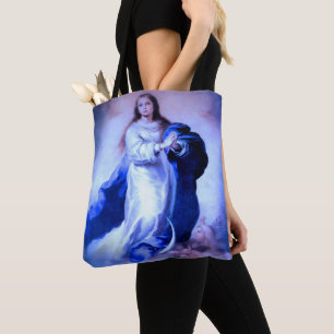 Immaculate Conception Blue Tote Bag
