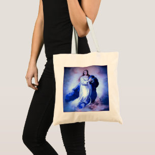 Immaculate Conception Blue Tote Bag