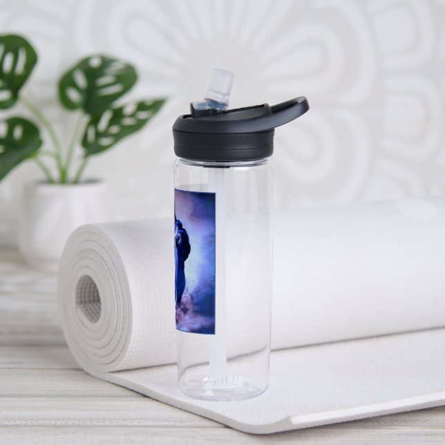 Immaculate Conception Blue Water Bottle (Yoga)