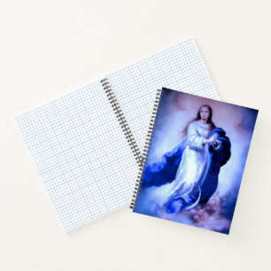 Immaculate Conception Blue with Memorare Notebook