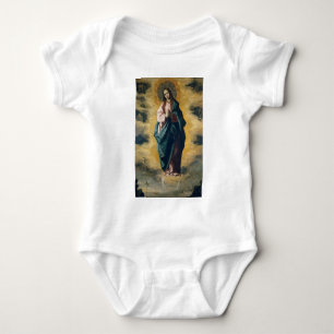 Immaculate Conception by Zurbarán Baby Bodysuit