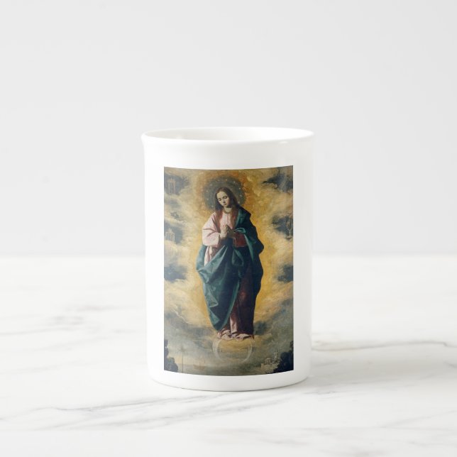 Immaculate Conception by Zurbarán Bone China Mug (Front)