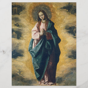 Immaculate Conception by Zurbarán Flyer