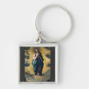 Immaculate Conception by Zurbarán Key Ring