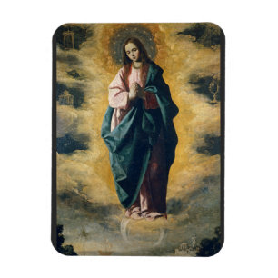 Immaculate Conception by Zurbarán Magnet