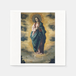 Immaculate Conception by Zurbarán Napkin