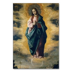 Immaculate Conception by Zurbarán Table Number