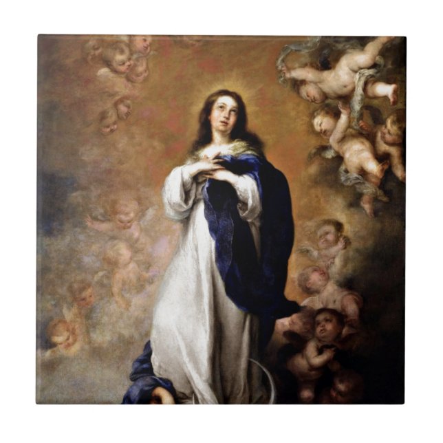 Immaculate Conception Ceramic Tile (Front)