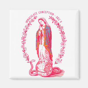 Immaculate Conception Dec 8 Virgin Mary Catholic D Magnet