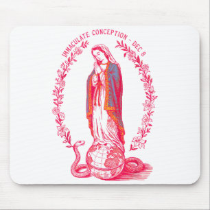 Immaculate Conception Dec 8 Virgin Mary Catholic D Mouse Pad