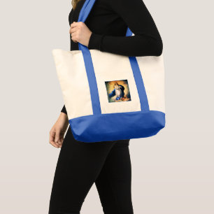 Immaculate Conception Gold Tote Bag