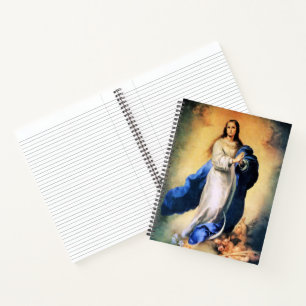 Immaculate Conception Gold with Memorare Notebook