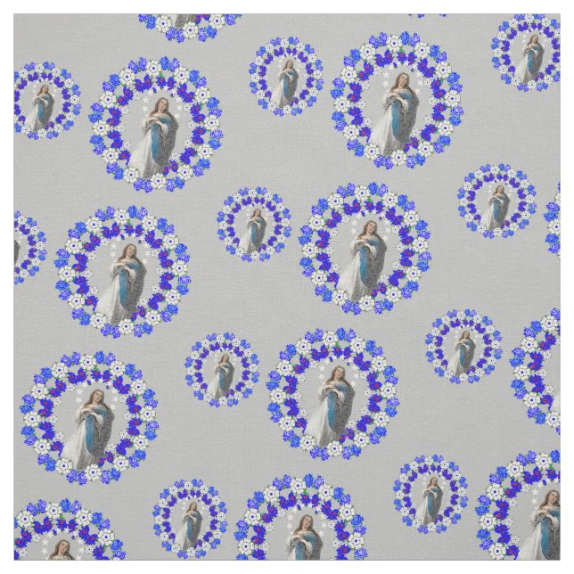 Immaculate Conception Nicaragua Virgin Mary Fabric (Swatch)