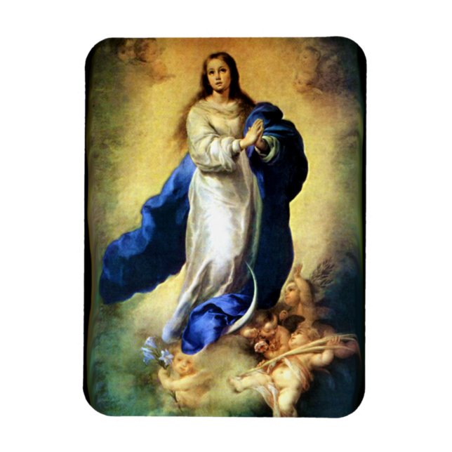 Immaculate Conception of Virgin Mary - Murillo Magnet (Vertical)