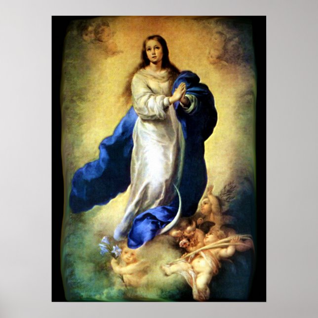 Immaculate Conception of Virgin Mary - Murillo Poster (Front)