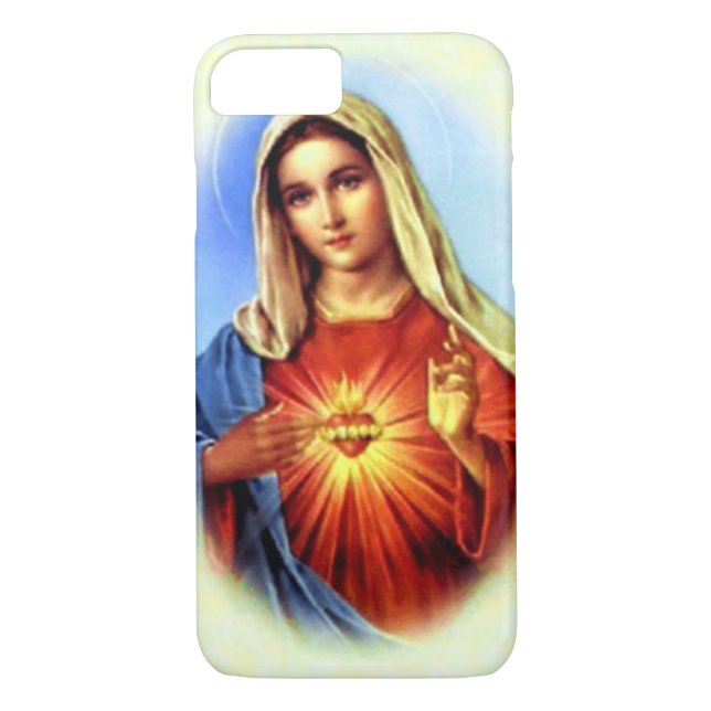 Immaculate Heart of Blessed Virgin Mary Case-Mate iPhone Case (Back)