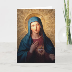 Immaculate Heart of Mary Card