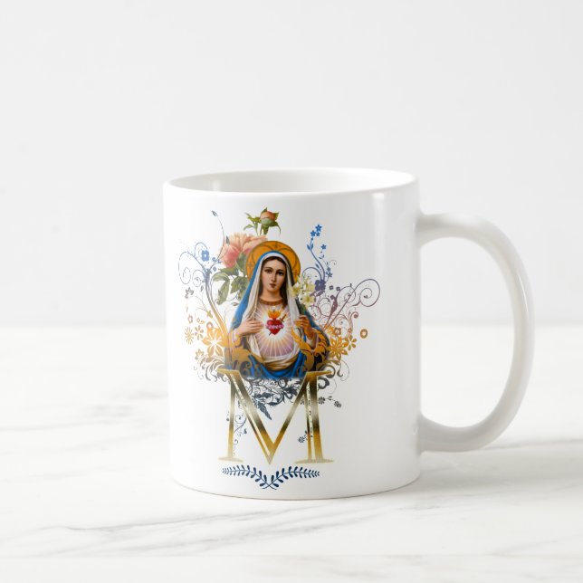 Immaculate Heart of Mary Coffee Mug (Right)