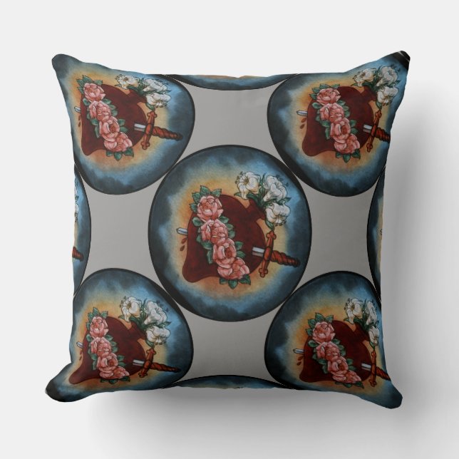 Immaculate Heart Of Mary Cushion (Front)