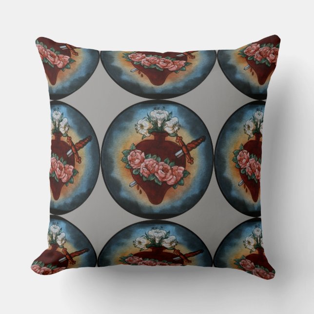 Immaculate Heart Of Mary Cushion (Front)