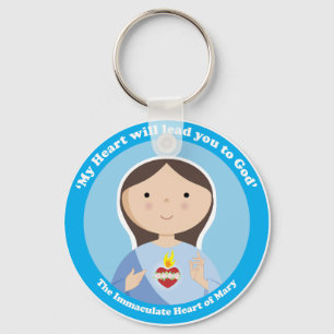 Immaculate Heart of Mary Key Ring