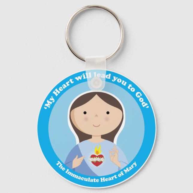 Immaculate Heart of Mary Key Ring (Front)