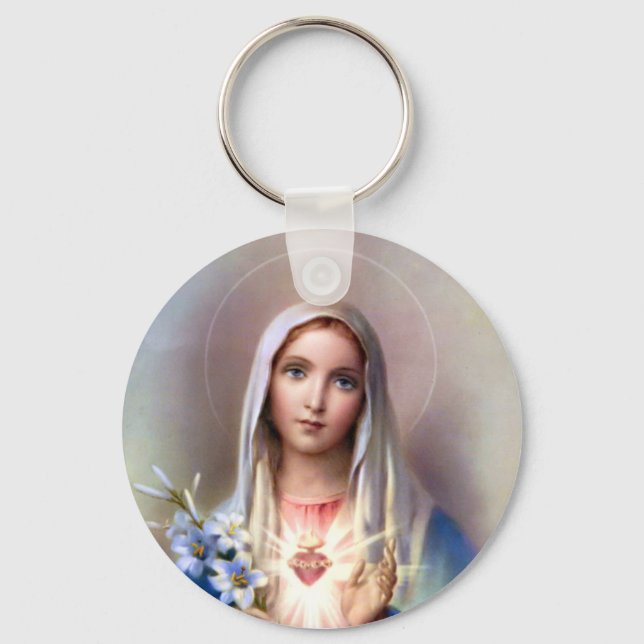 Immaculate Heart of Mary Key Ring (Front)