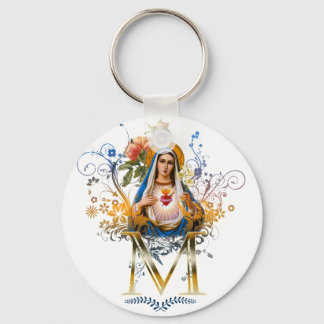 Immaculate Heart of Mary Key Ring