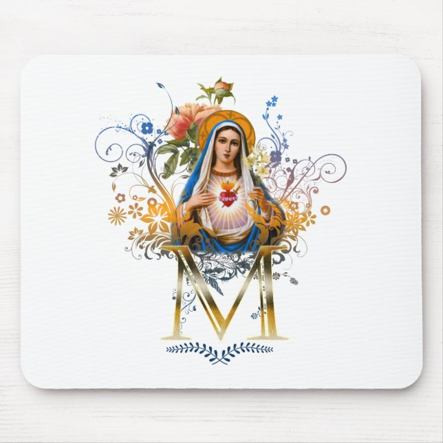 Immaculate Heart of Mary Mouse Pad (Front)