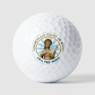 Immaculate Heart of Mary Ora Pro Nobis Golf Balls