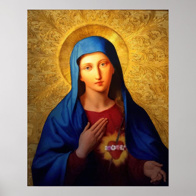 Immaculate Heart of Mary - Our Lady Virgin Poster (Front)